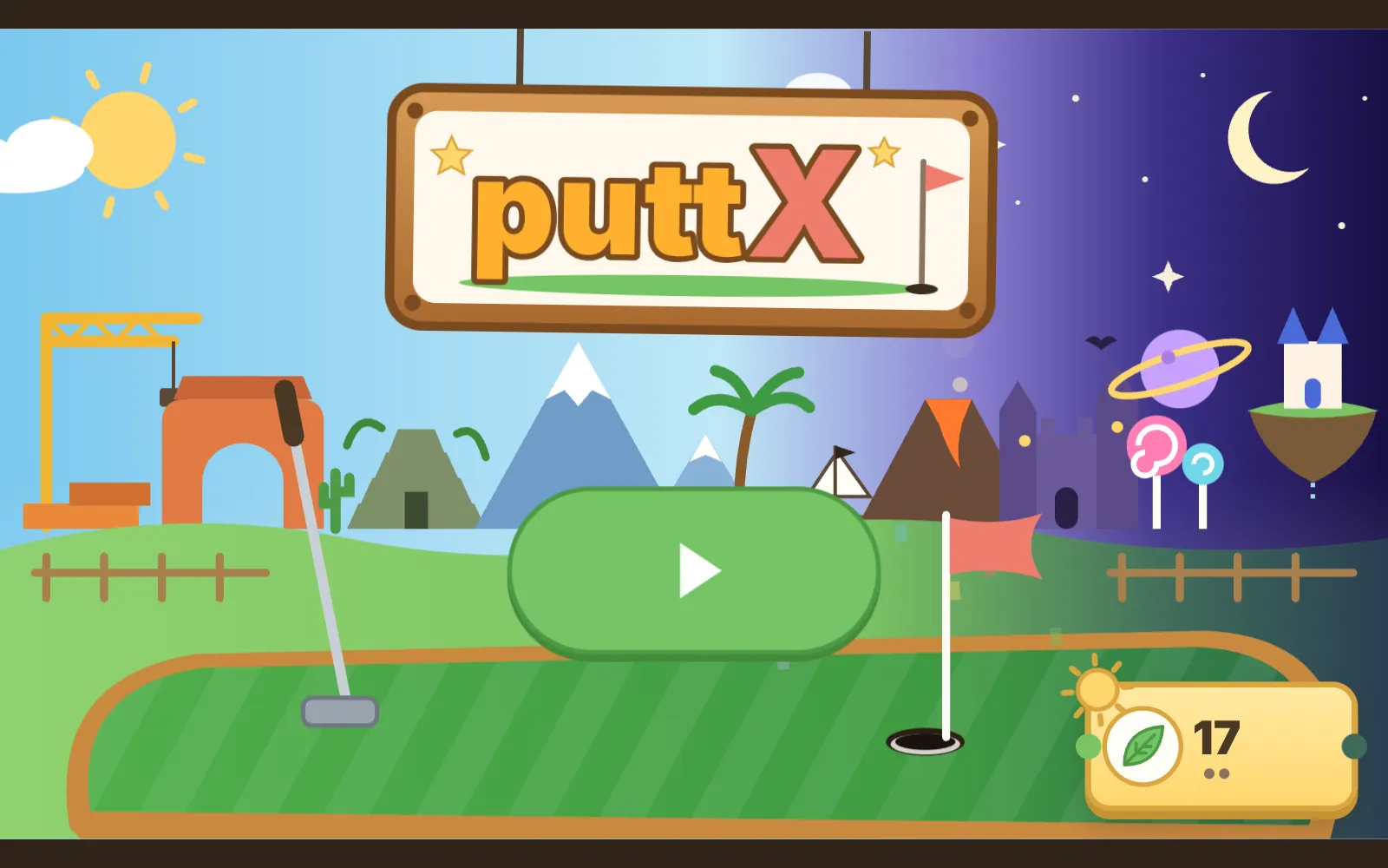 PuttX, screenshot